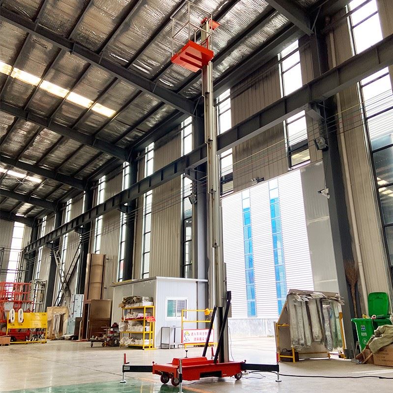 Single Mast Aluminum Vertical Man Lift price