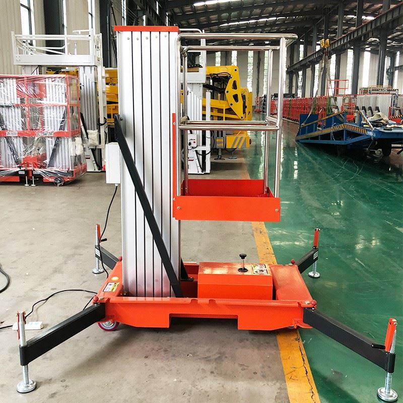Single Mast Aluminum Vertical Man Lift high quality